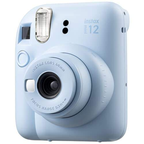 Dovaled Kompakte Sofortbildkamera, 24-MP-CMOS-Sensor, WLAN, Weitwinkel, blau